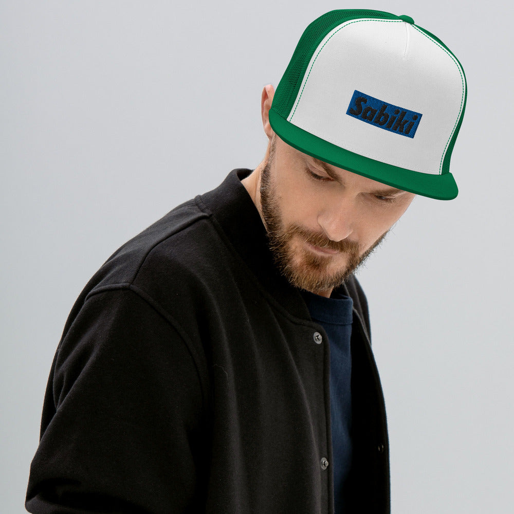 SABIKI blue Box tracker cap.