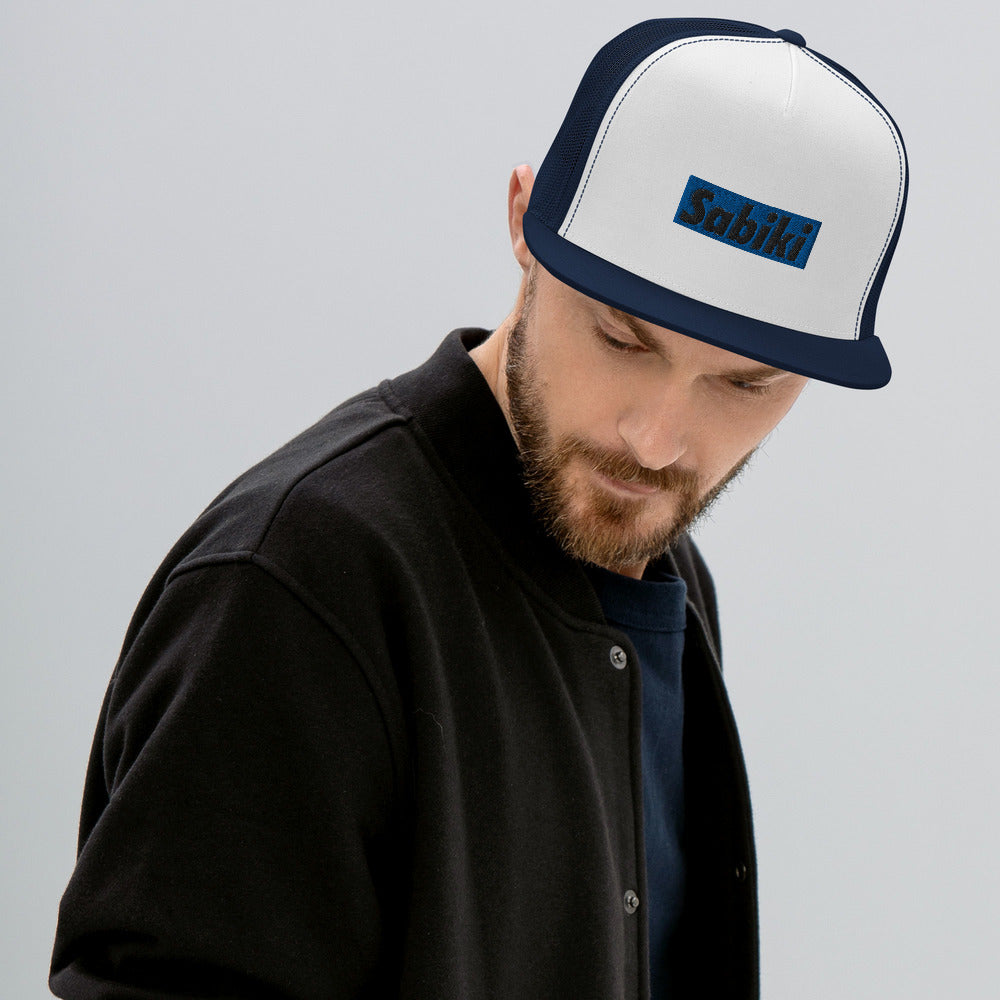 SABIKI blue Box tracker cap.