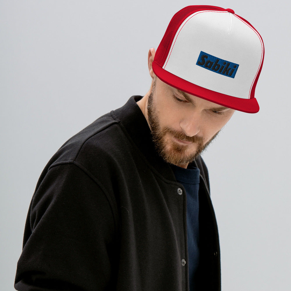 SABIKI blue Box tracker cap.
