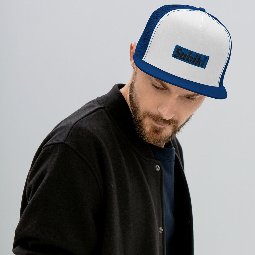 SABIKI blue Box tracker cap.