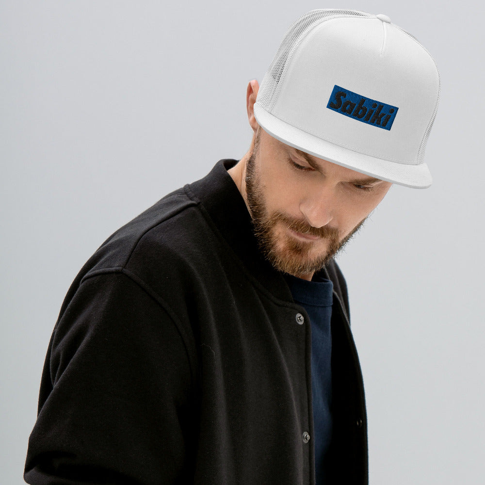 SABIKI blue Box tracker cap.