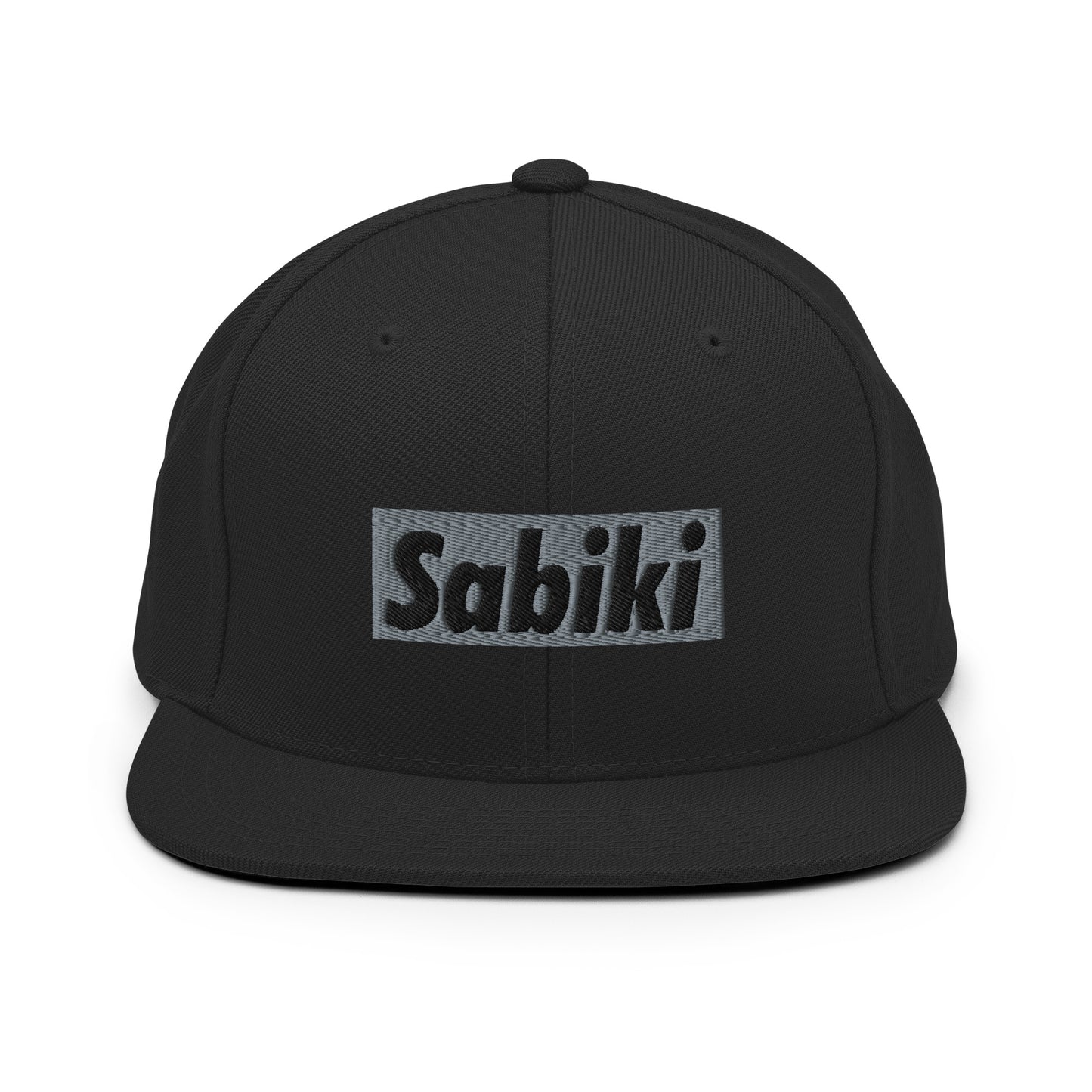 Silver Sabiki Box Snapback Hat.