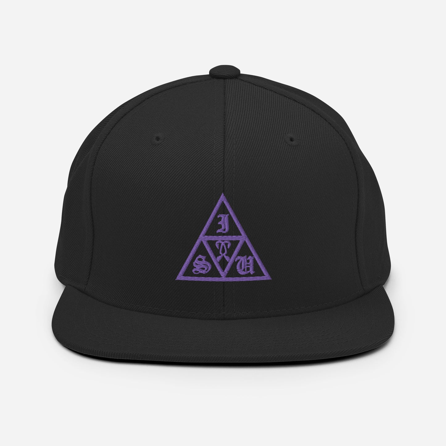 Purple Delta Sabiki Snapback Hat.