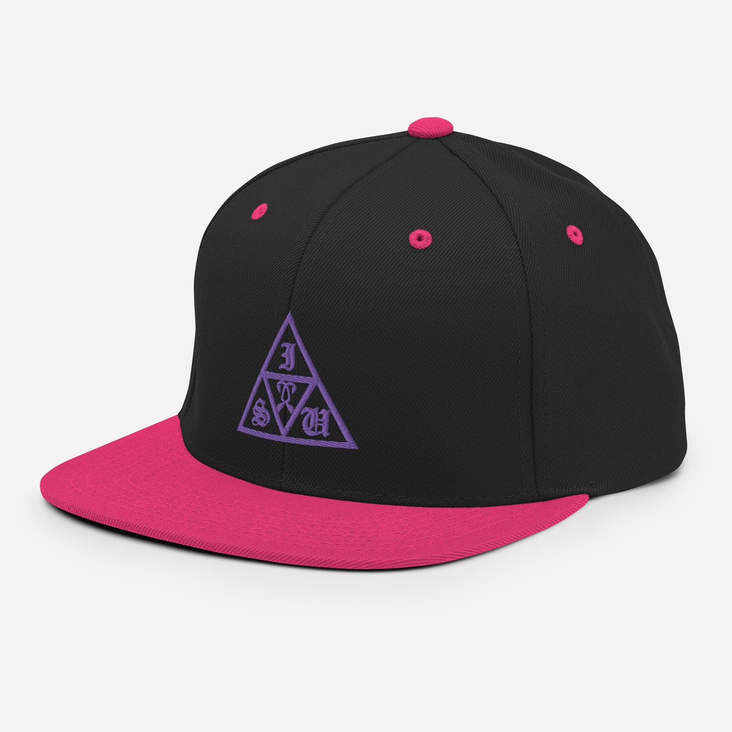 Purple Delta Sabiki Snapback Hat.