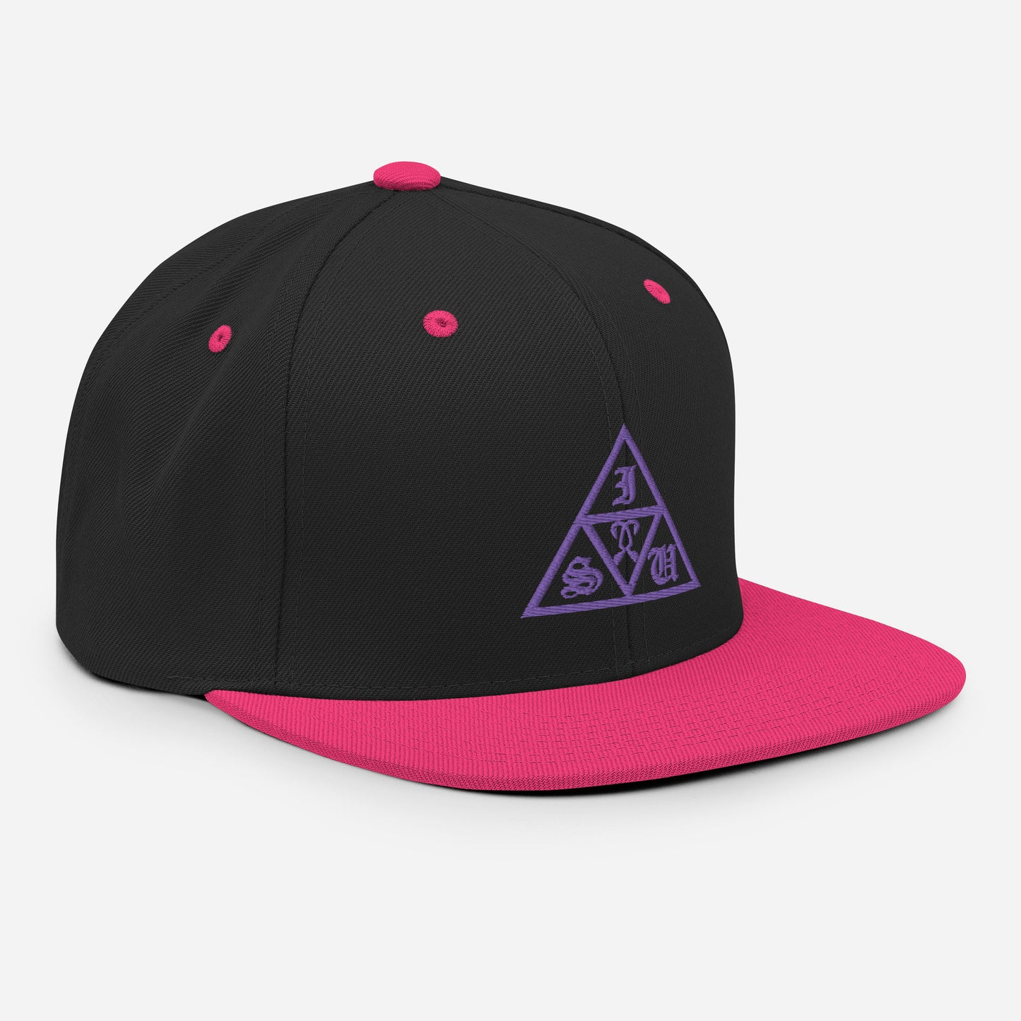 Purple Delta Sabiki Snapback Hat.