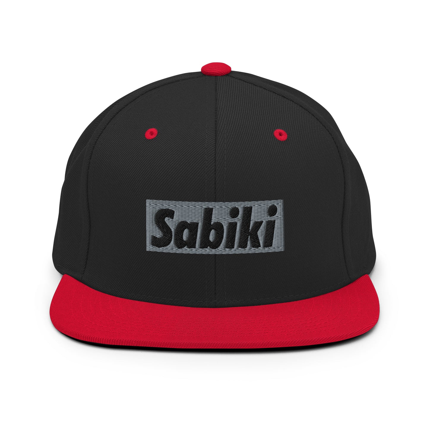 Silver Sabiki Box Snapback Hat.