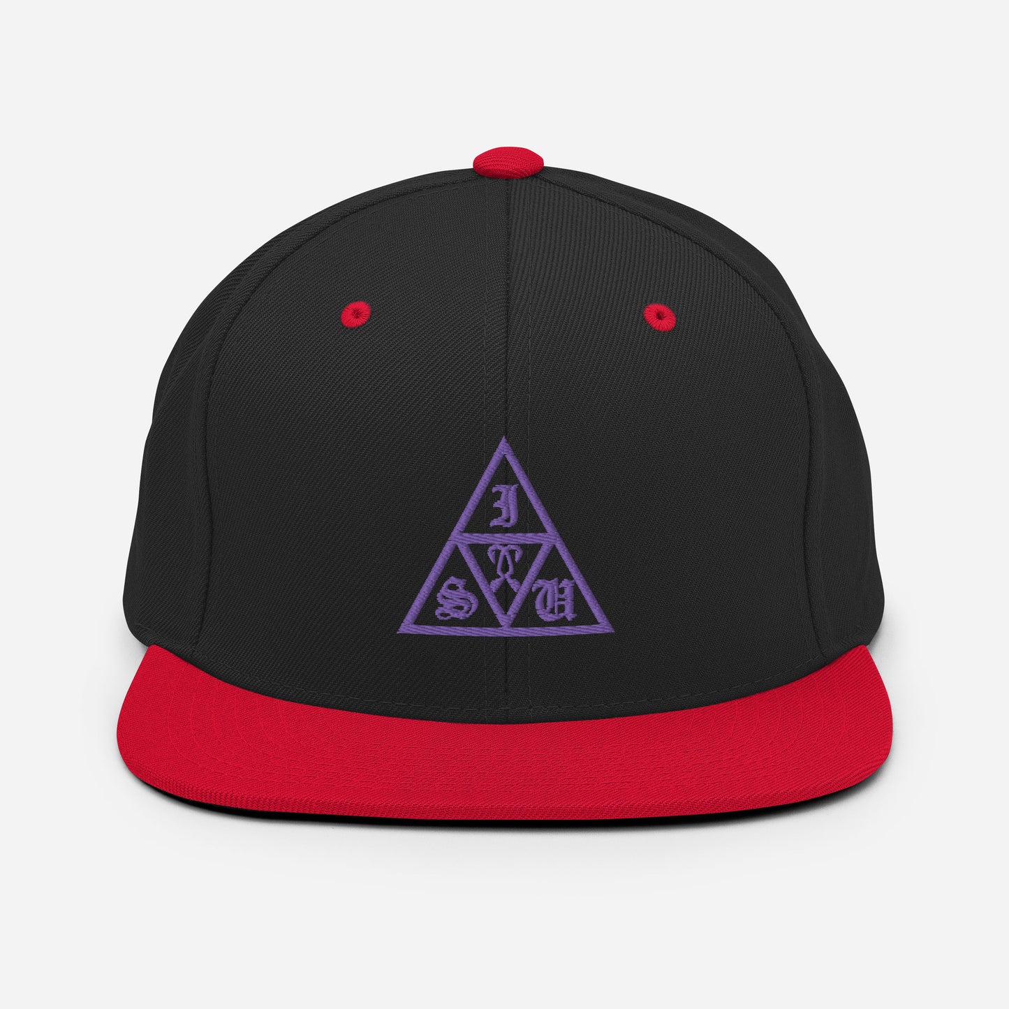 Purple Delta Sabiki Snapback Hat.
