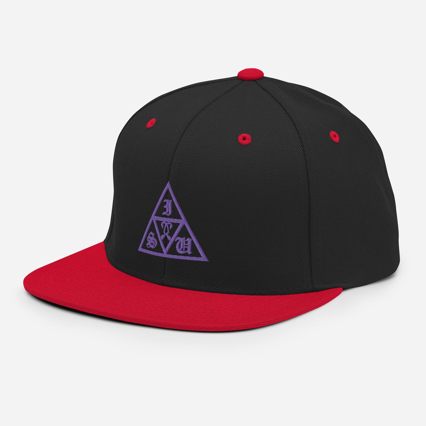 Purple Delta Sabiki Snapback Hat.