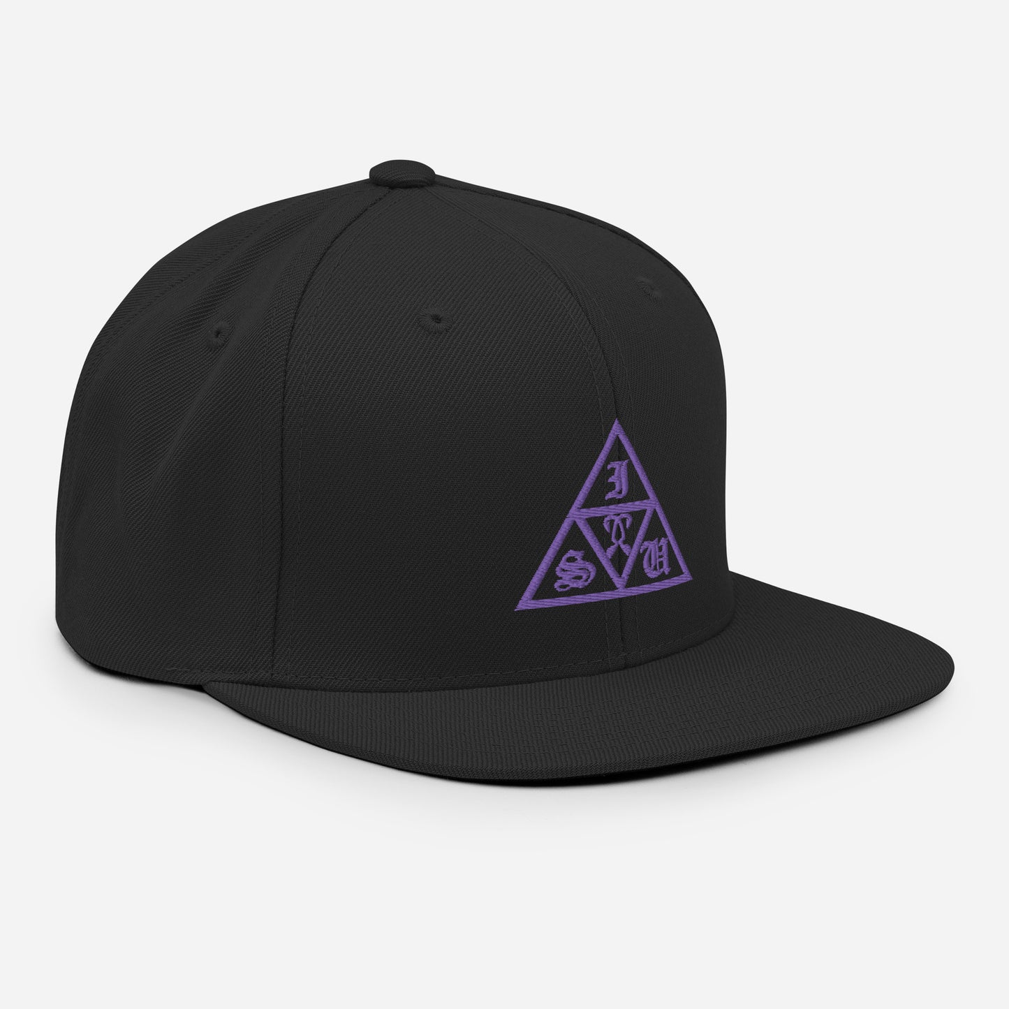 Purple Delta Sabiki Snapback Hat.