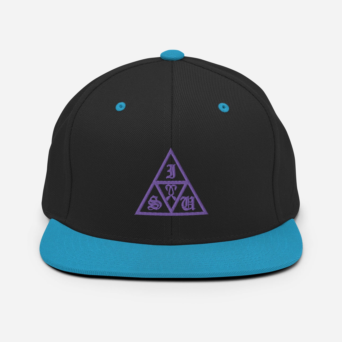 Purple Delta Sabiki Snapback Hat.