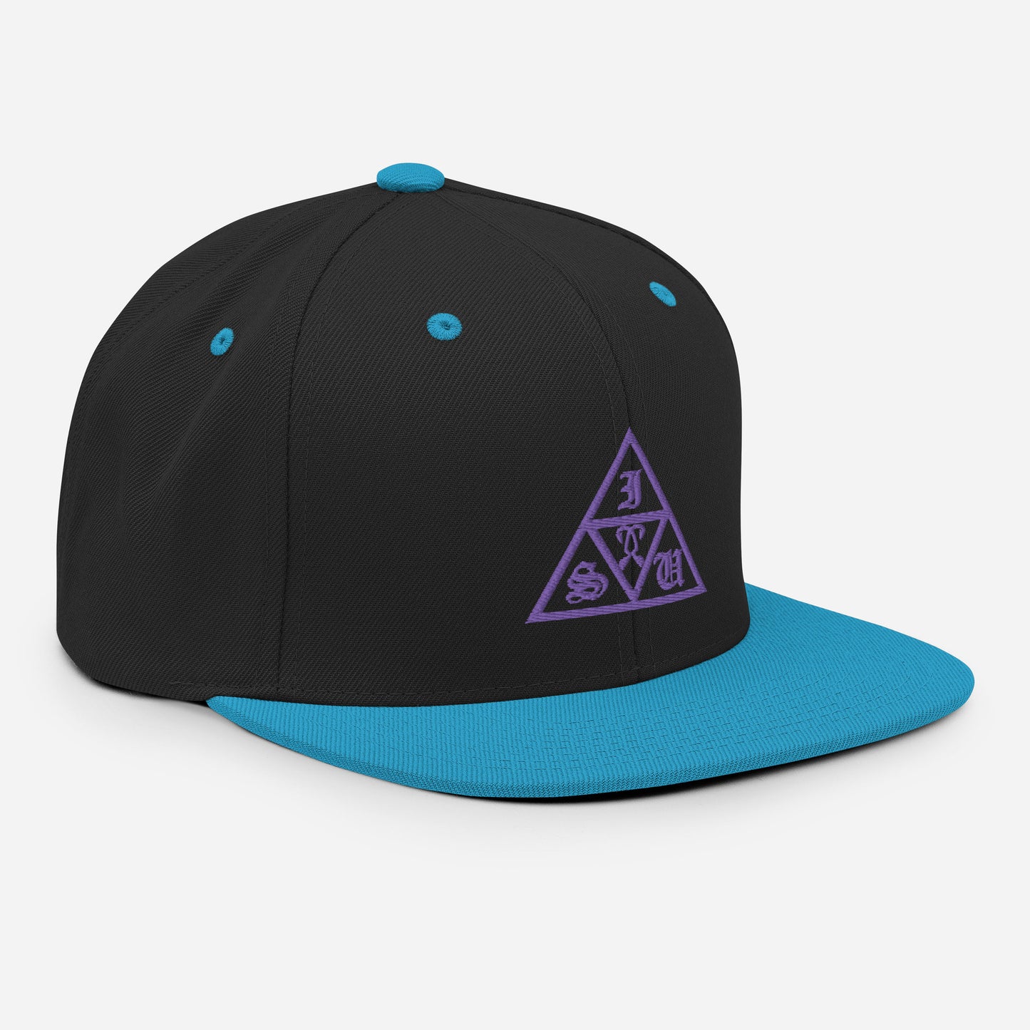 Purple Delta Sabiki Snapback Hat.