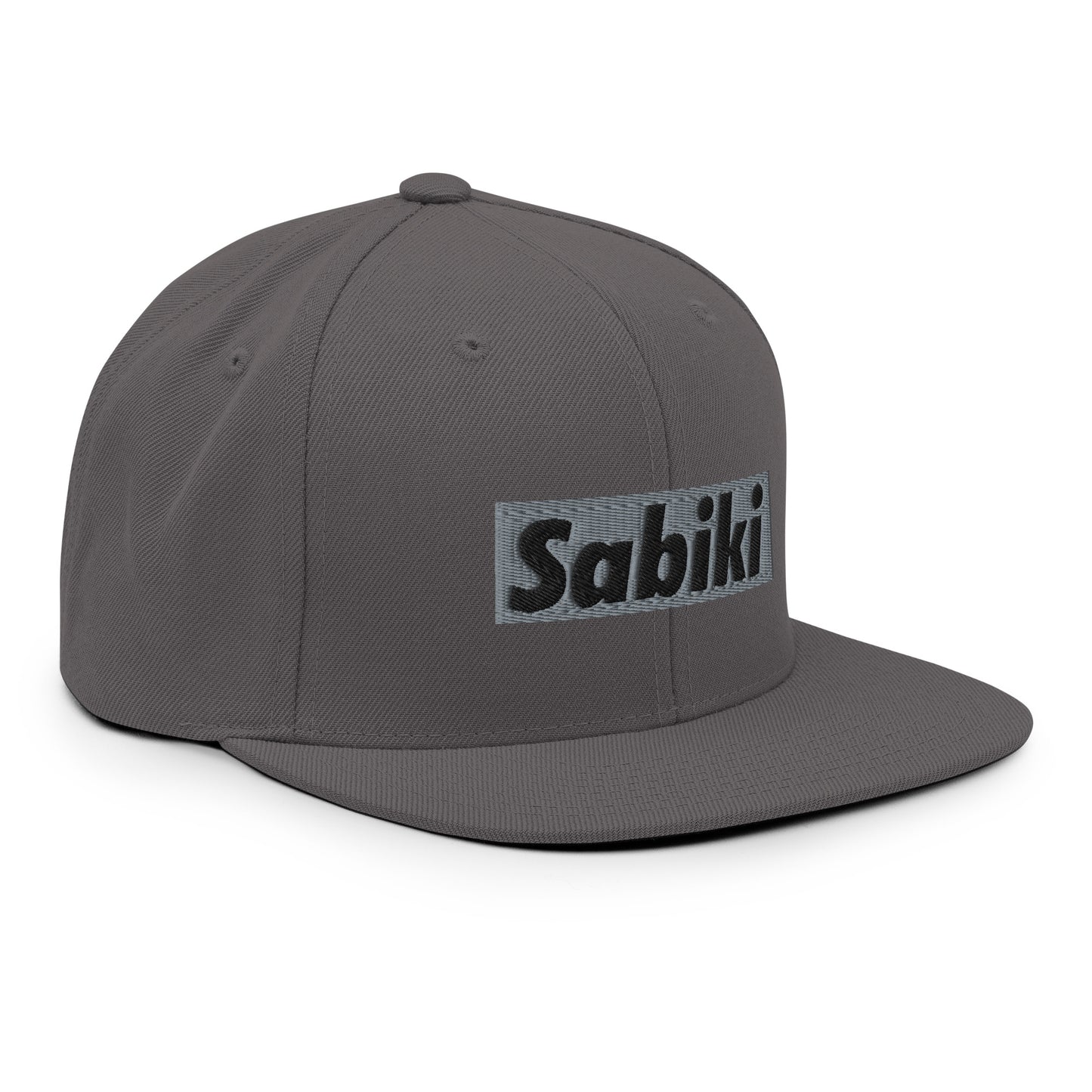 Silver Sabiki Box Snapback Hat