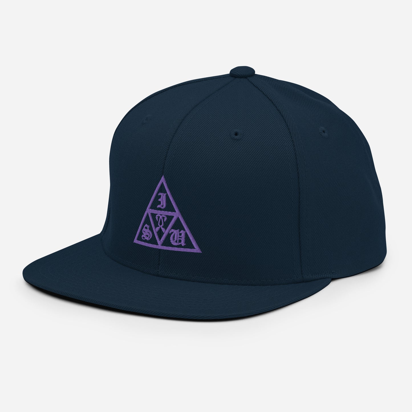 Purple Delta Sabiki Snapback Hat.