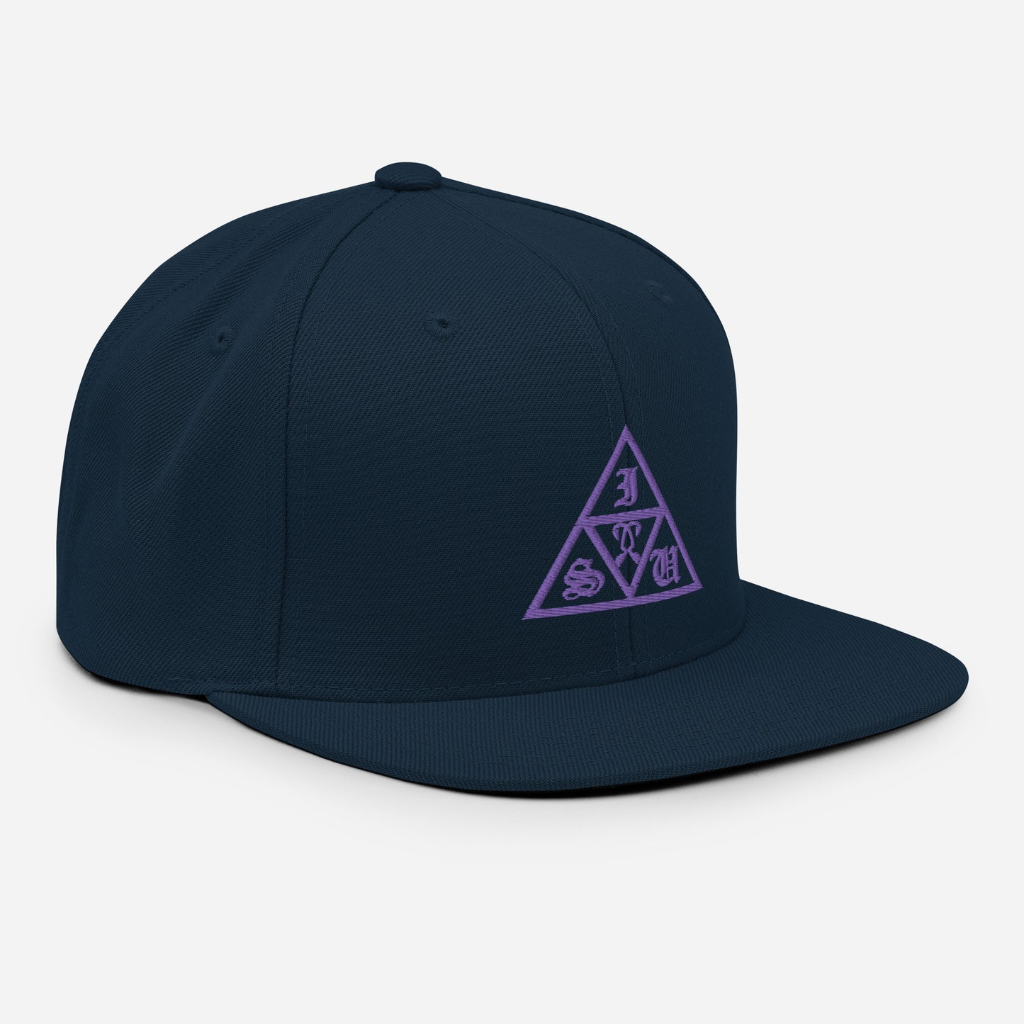 Purple Delta Sabiki Snapback Hat.