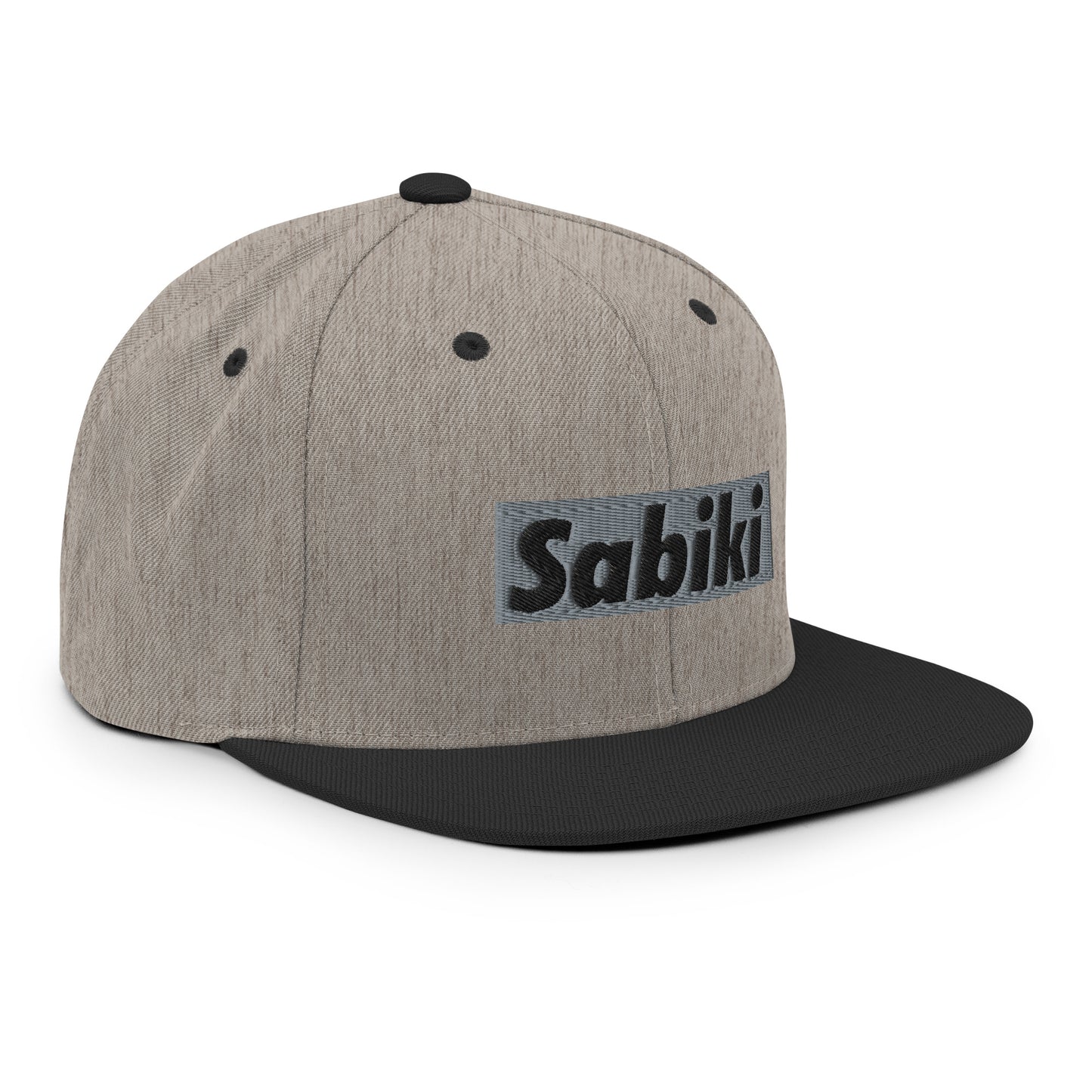Silver Sabiki Box Snapback Hat