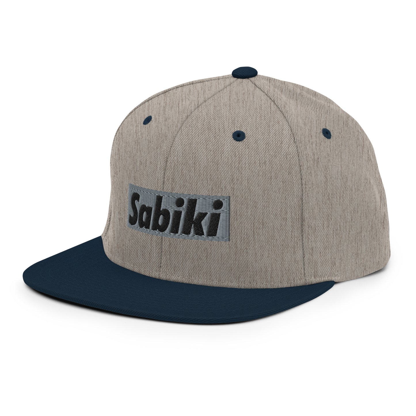 Silver Sabiki Box Snapback Hat