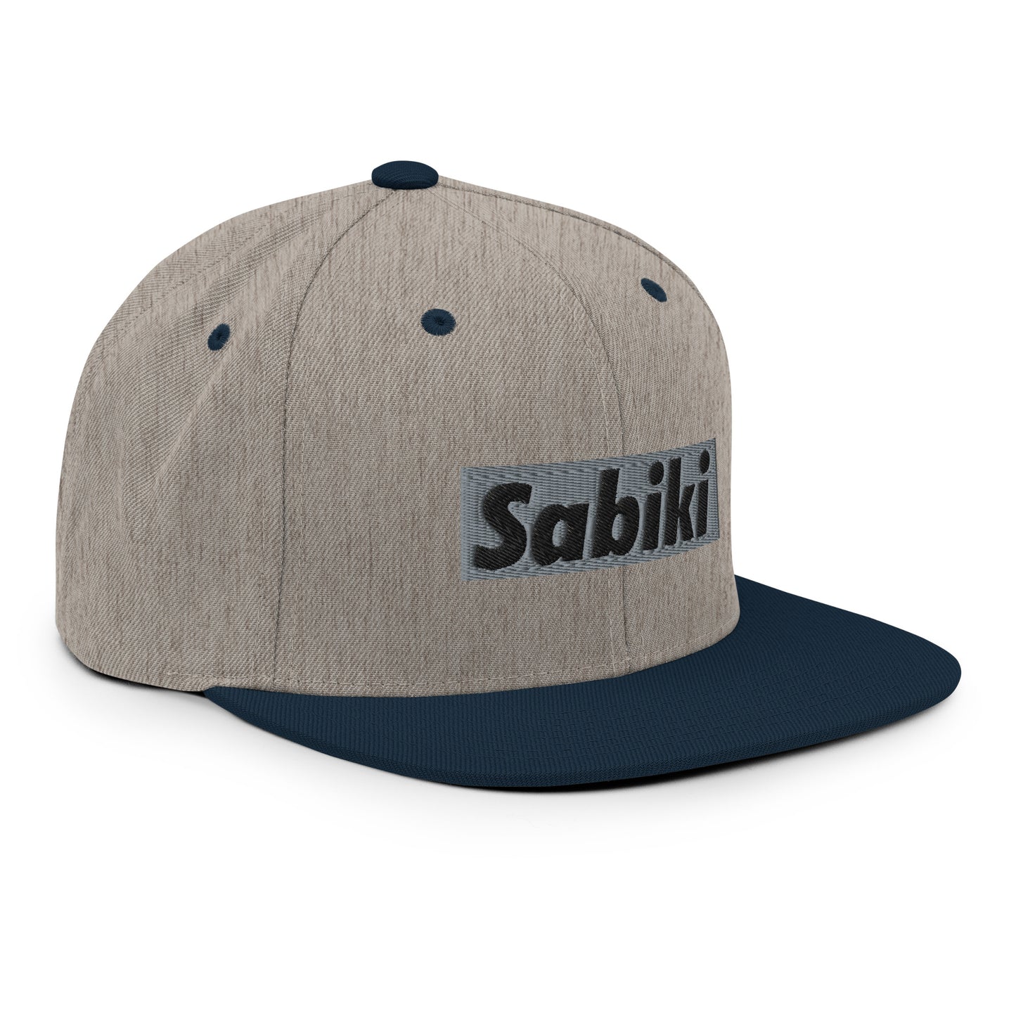 Silver Sabiki Box Snapback Hat