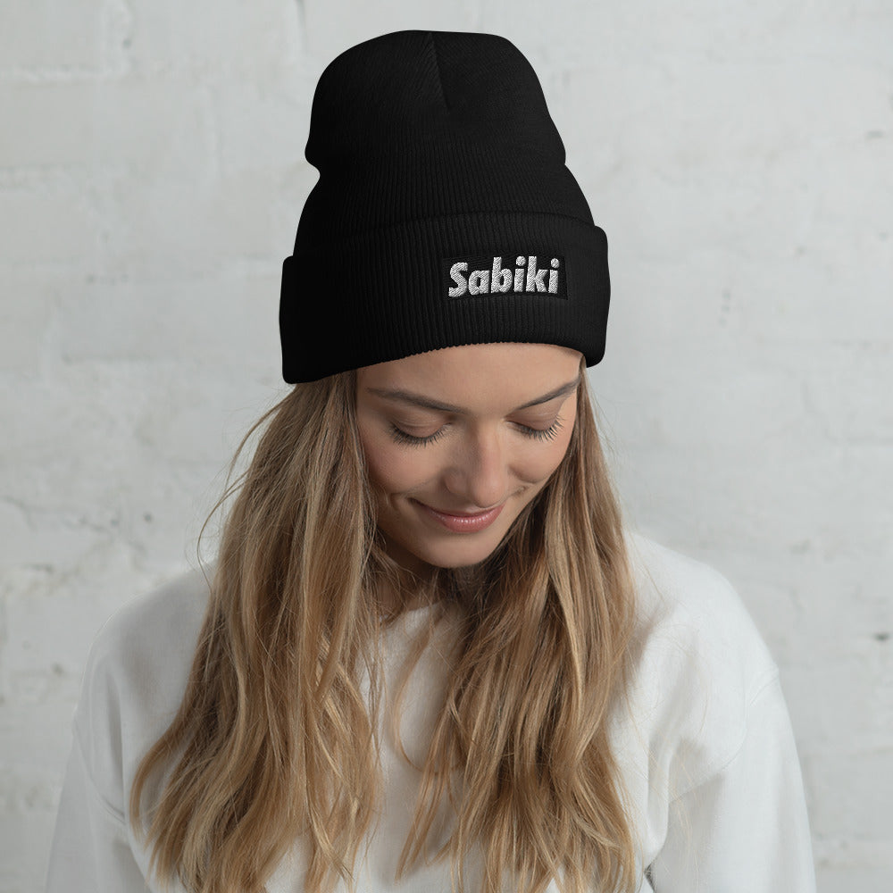 Black Sabiki box Beanie.
