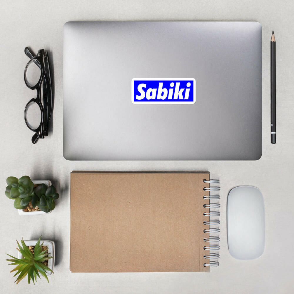 SABIKI BOX stickers.