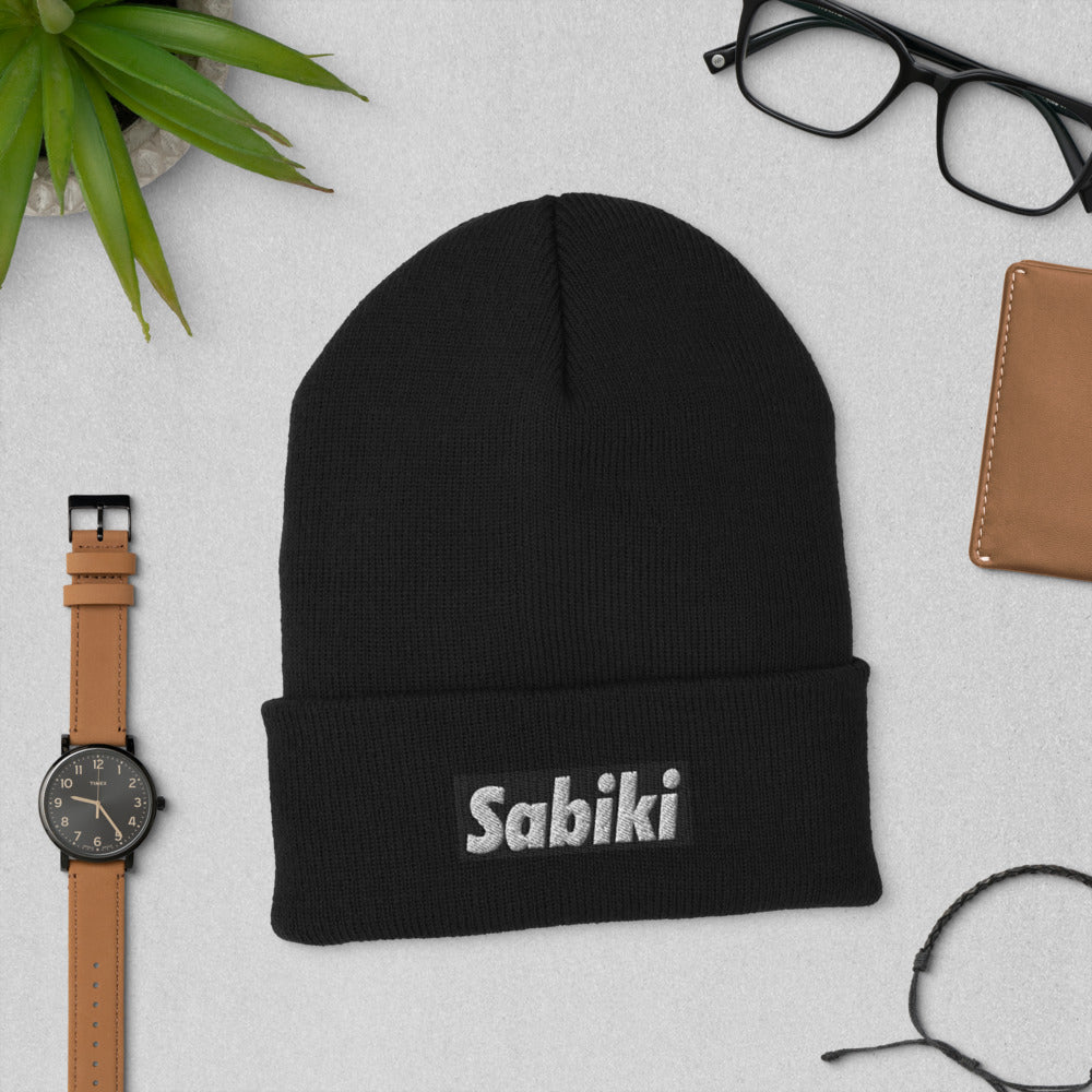 Black Sabiki box Beanie.