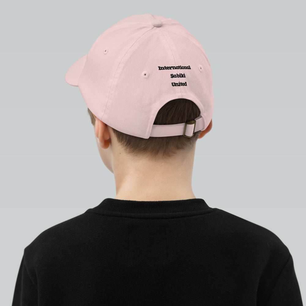 Black Sabiki box Youth baseball cap.