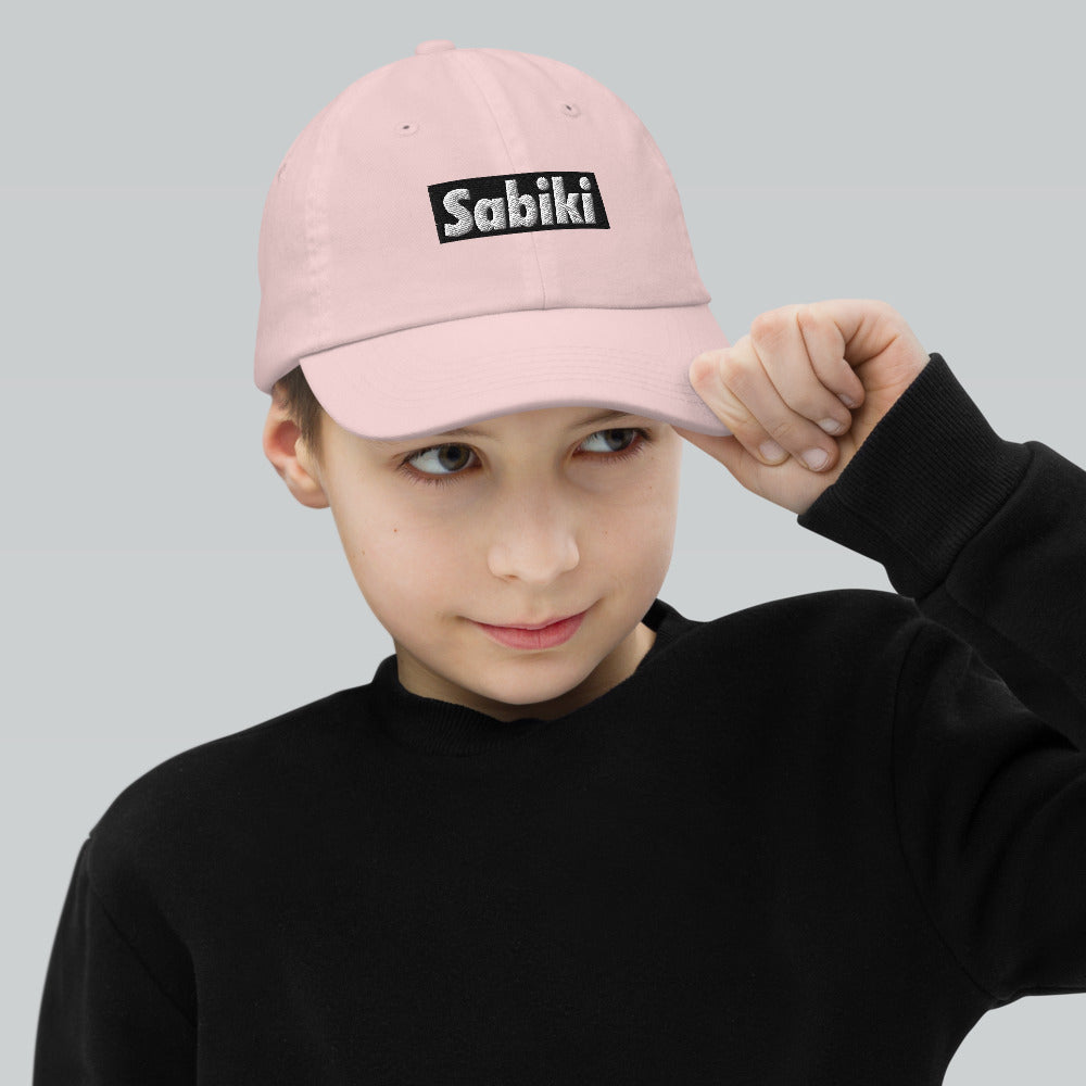 Black Sabiki box Youth baseball cap.