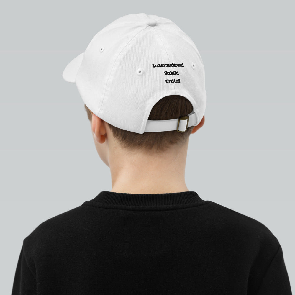 Black Sabiki box Youth baseball cap.