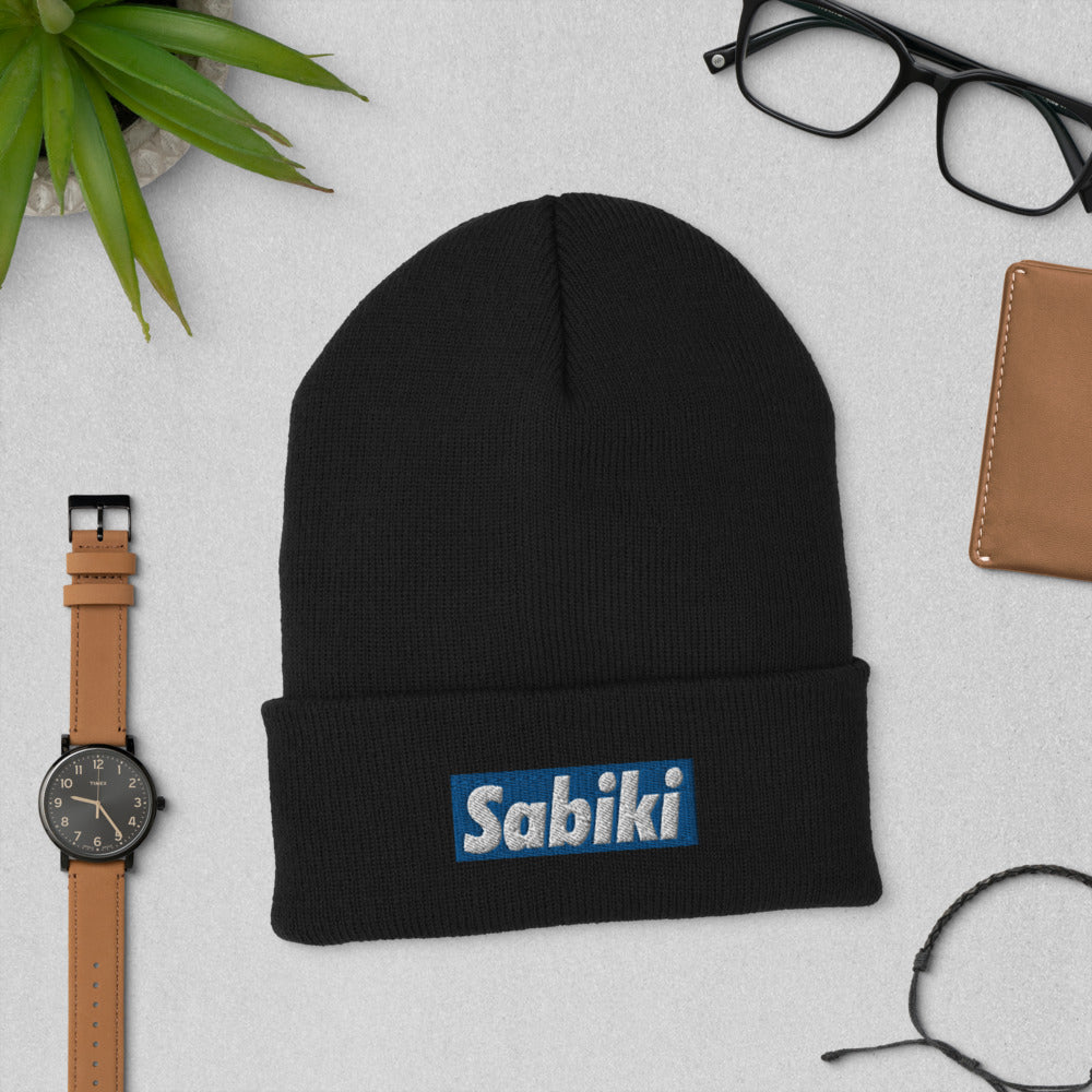 Blue Sabiki box Beanie.