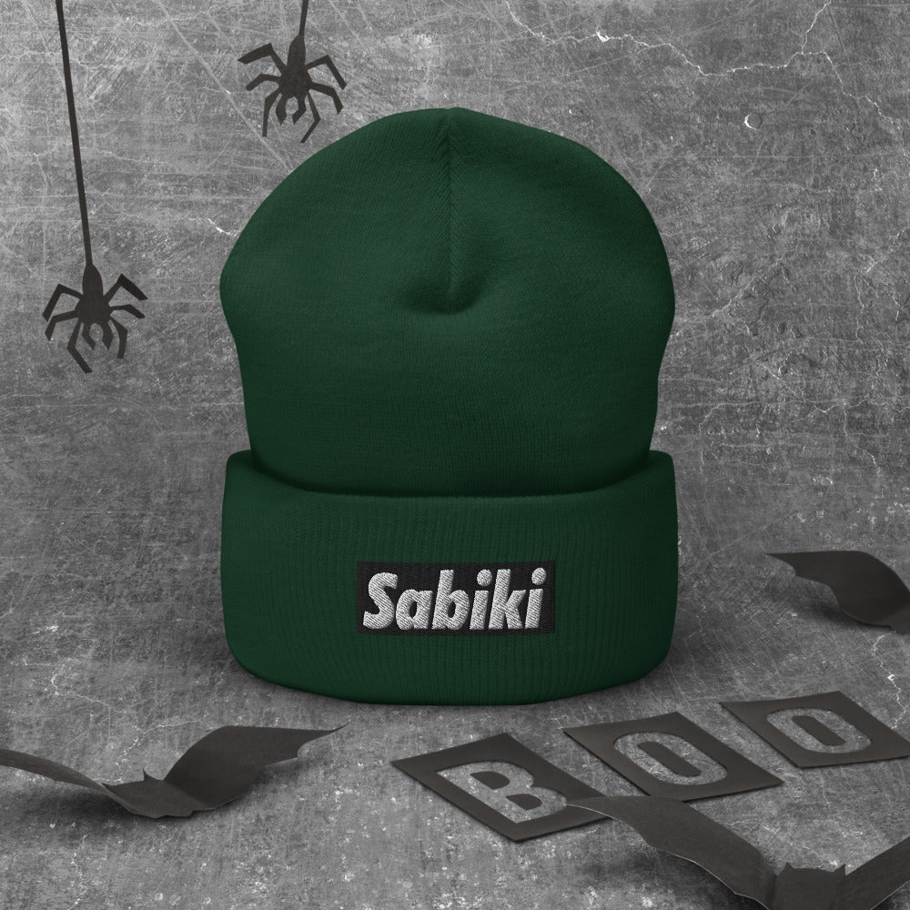 Black Sabiki box Beanie.
