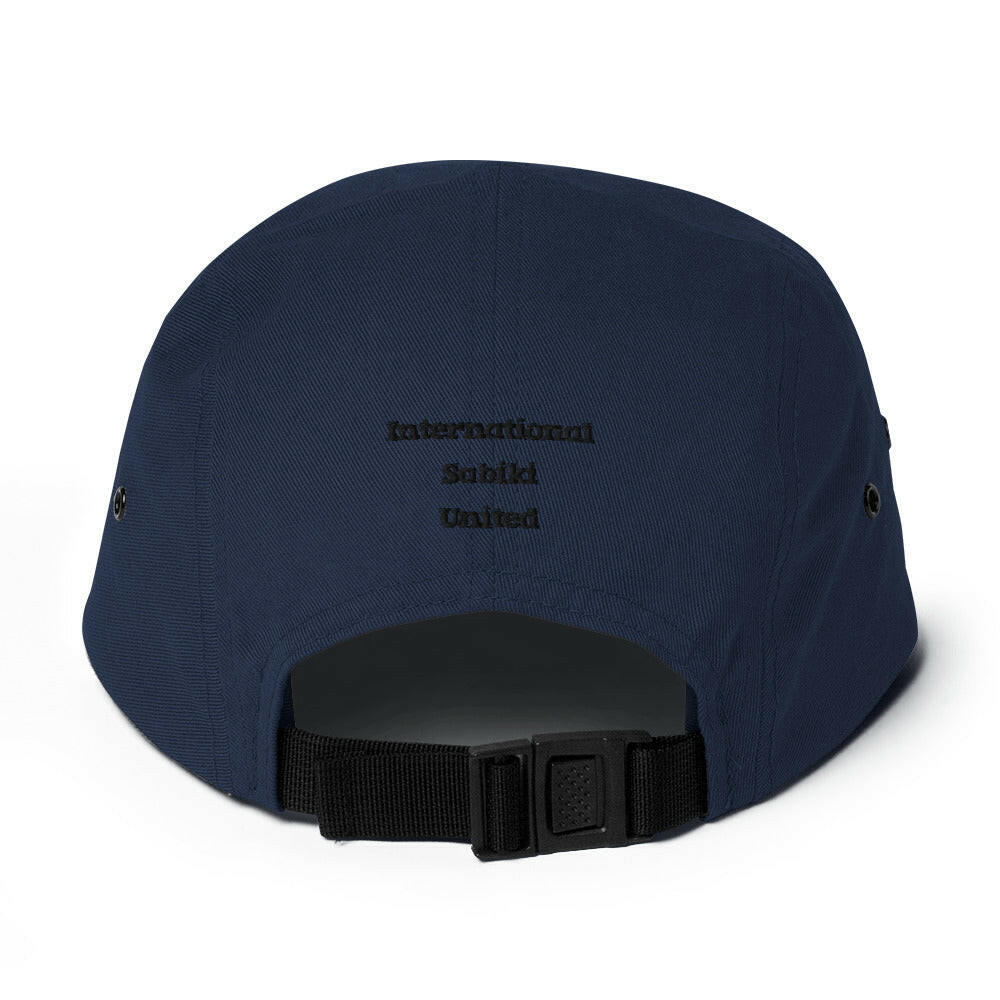 Blue Sabiki Box Five Panel Cap.