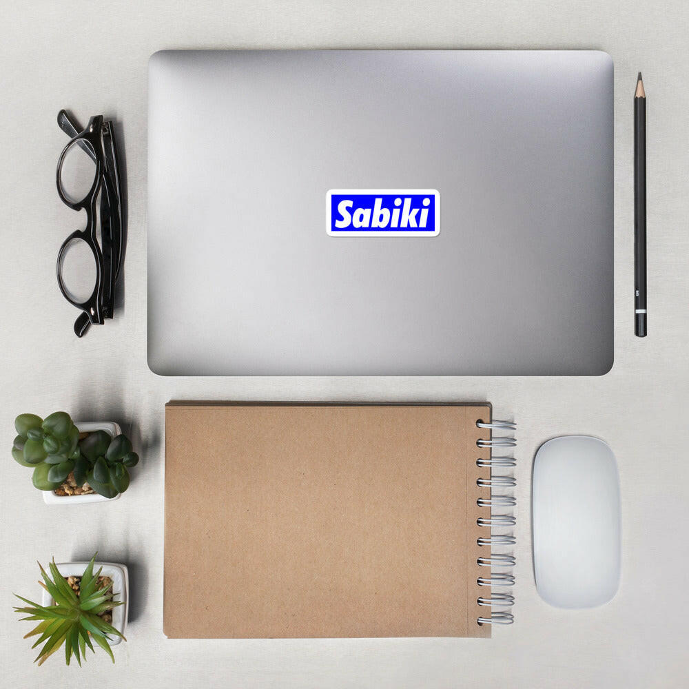 SABIKI BOX stickers.