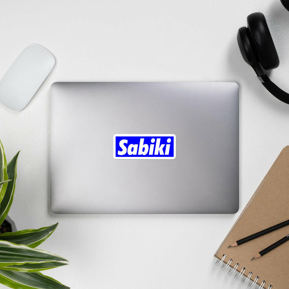 SABIKI BOX stickers.
