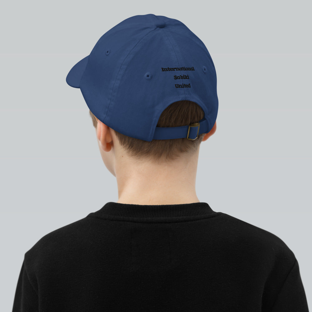 Black Sabiki box Youth baseball cap.