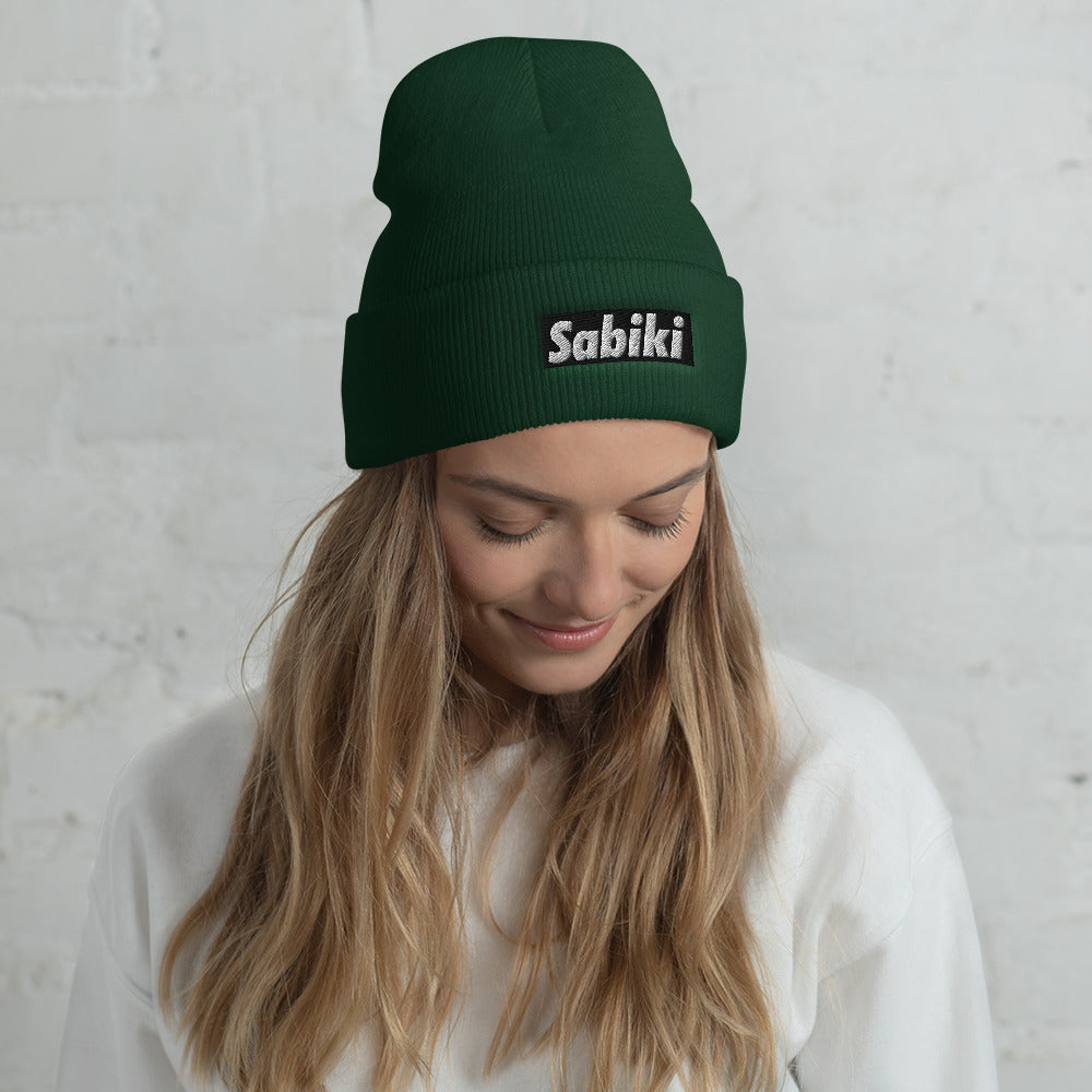Black Sabiki box Beanie.