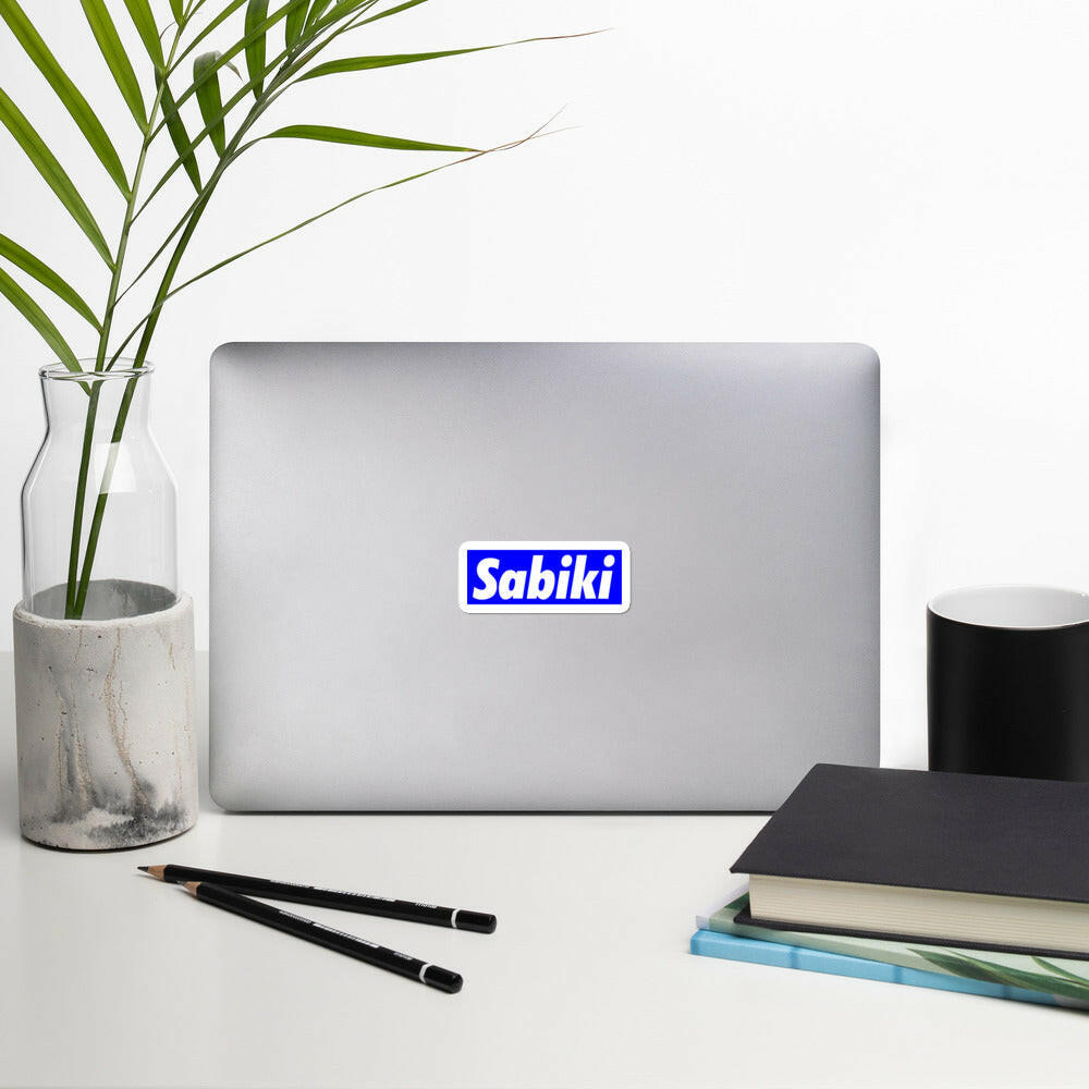 SABIKI BOX stickers.