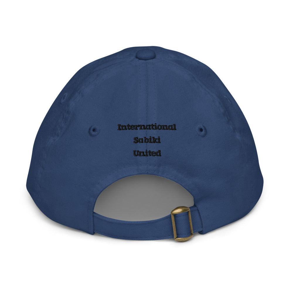 Black Sabiki box Youth baseball cap.