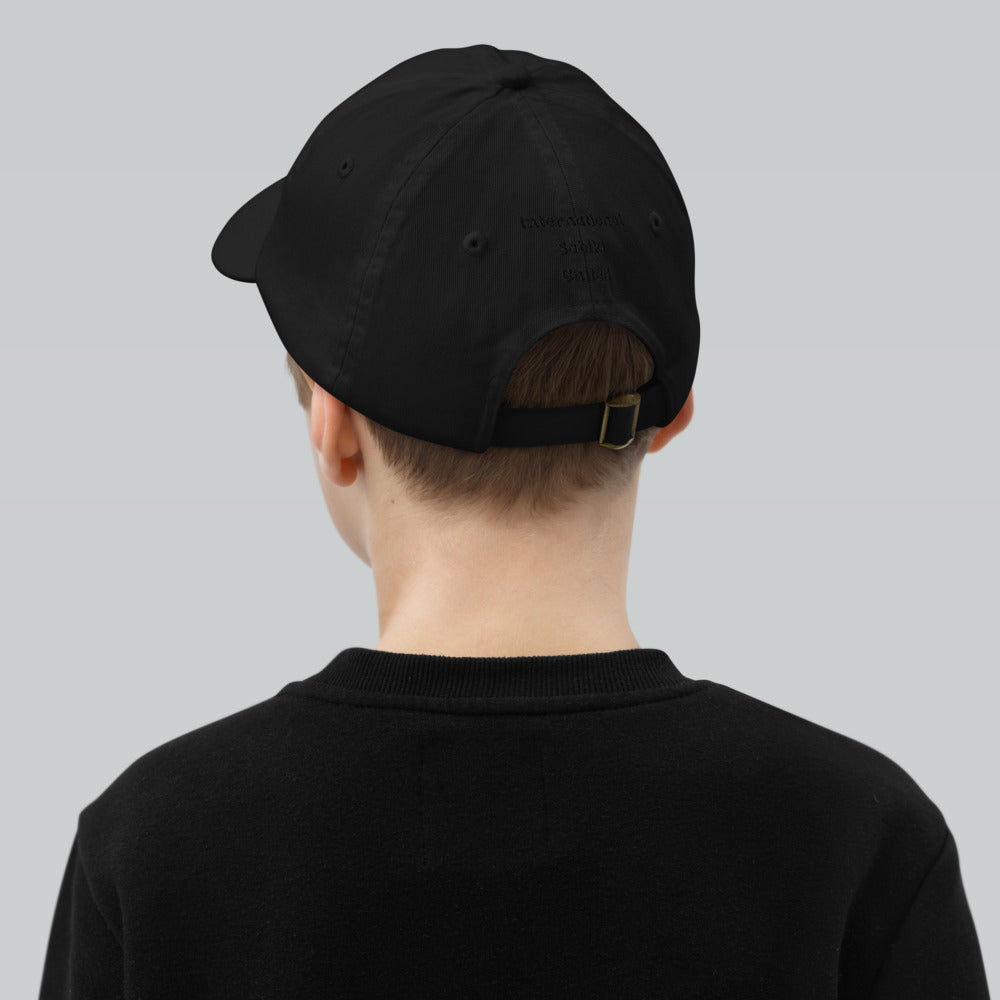 Black Sabiki box Youth baseball cap.