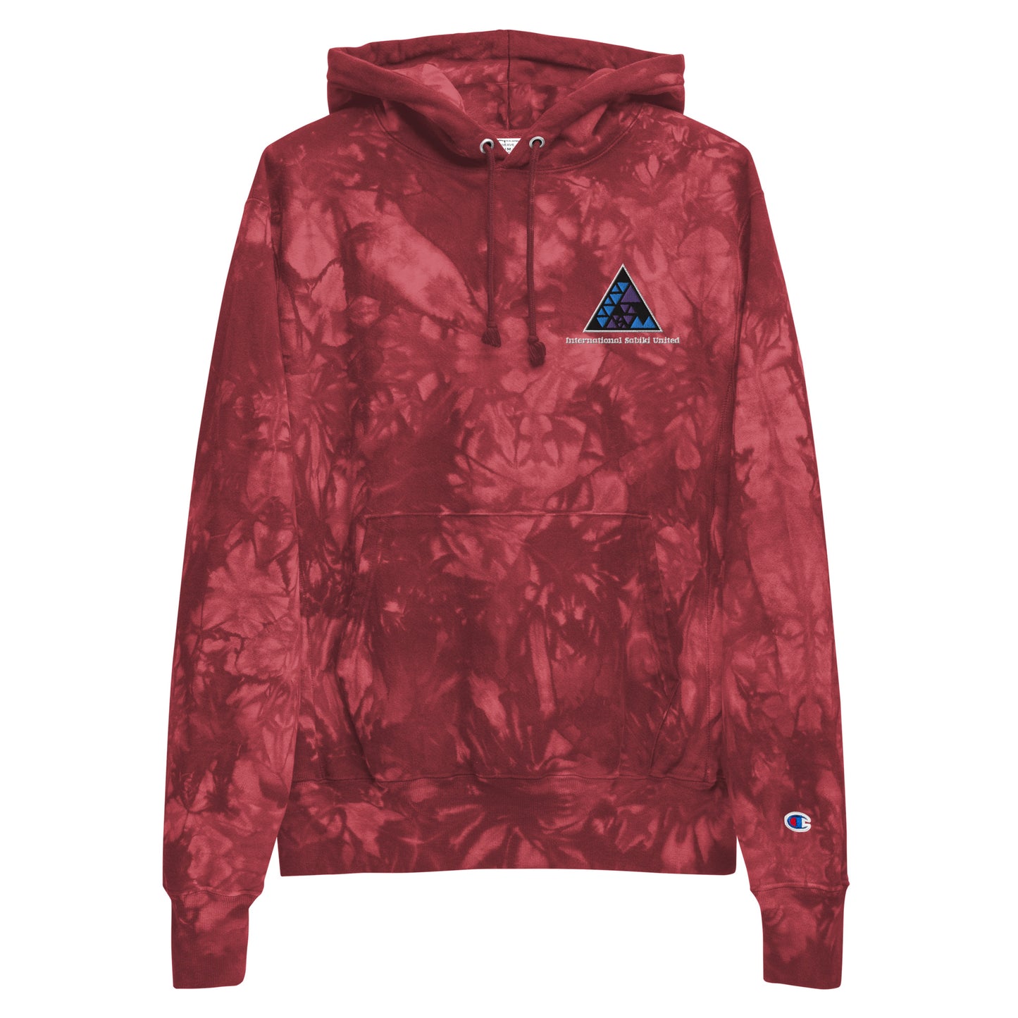Sabiki Delta 2 Unisex Champion tie-dye hoodie.