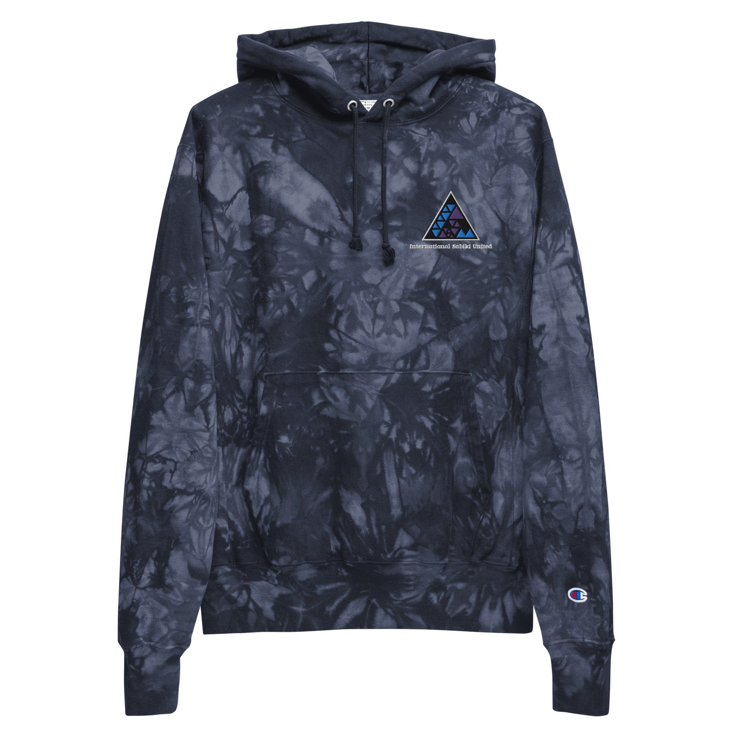 Sabiki Delta 2 Unisex Champion tie-dye hoodie.