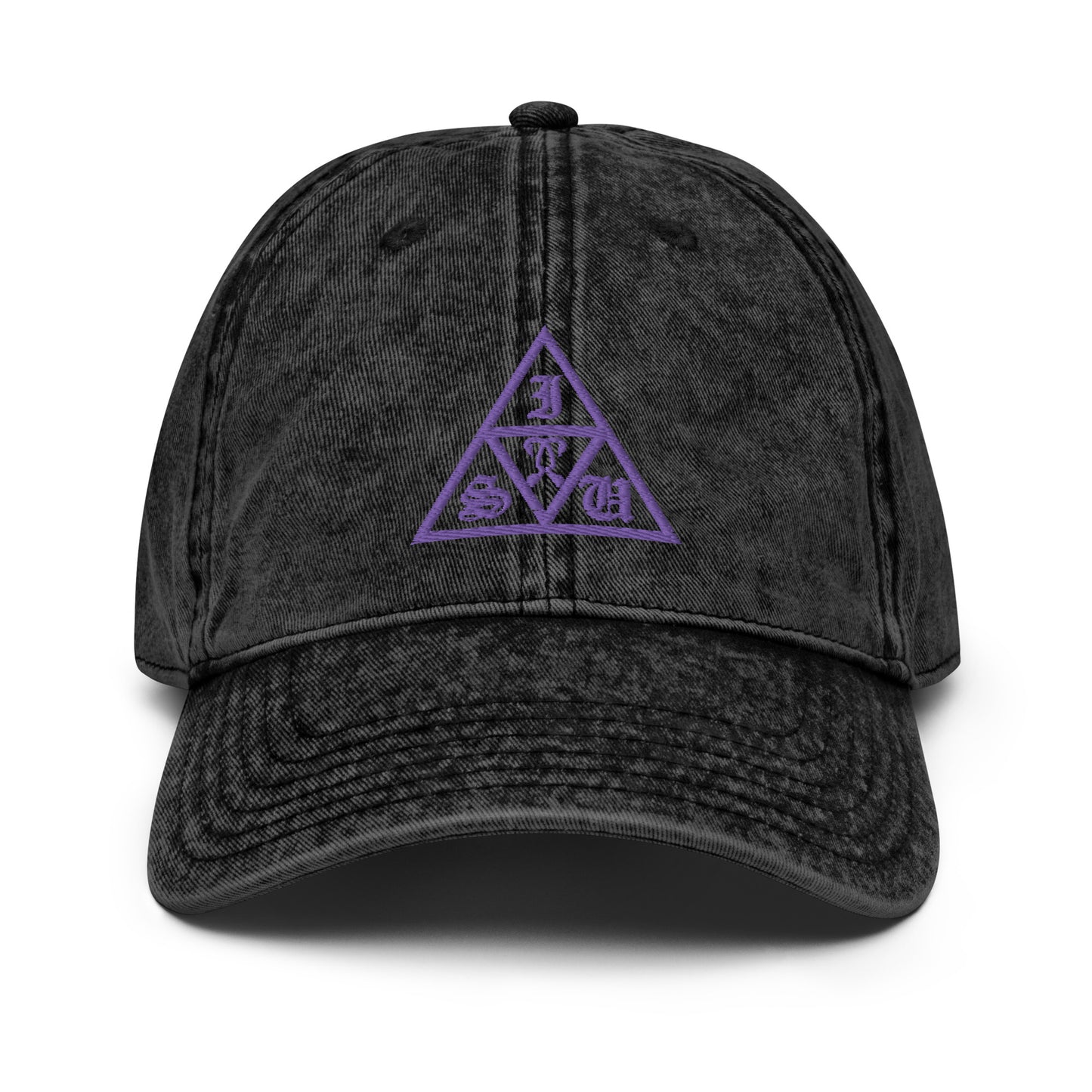 Purple Delta Vintage Cotton Twill Cap.