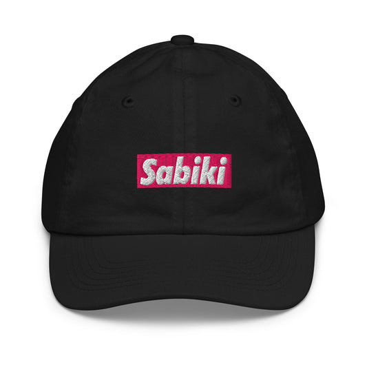 ピンク SABIKI BOX キッズ ベースボールキャップ｜正面の商品画像（2枚目）