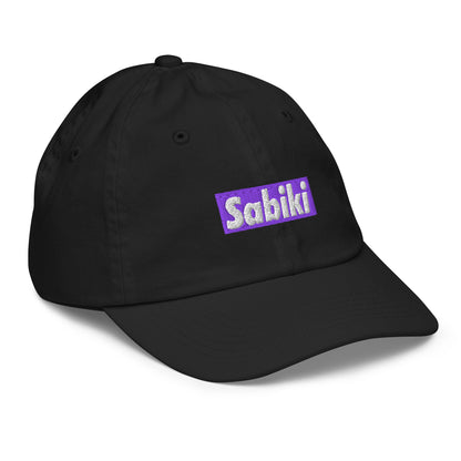 パープル SABIKI BOX キッズ ベースボールキャップ｜右前の商品画像（5枚目）