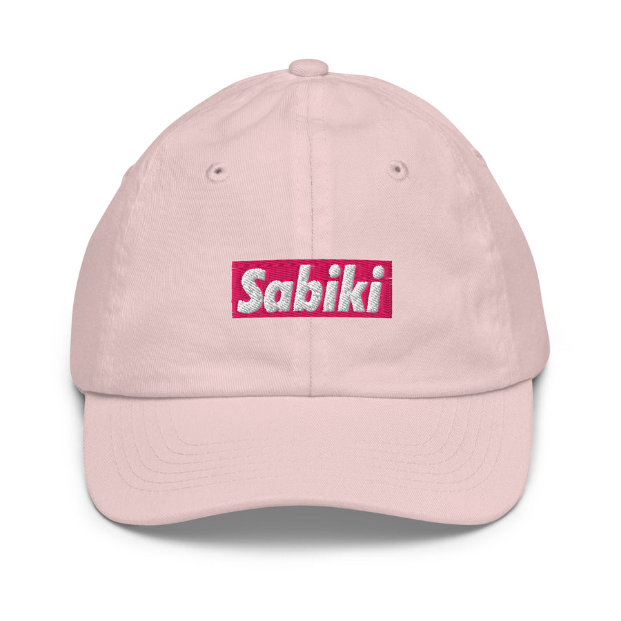 ピンク SABIKI BOX キッズ ベースボールキャップ｜正面の商品画像（1枚目）