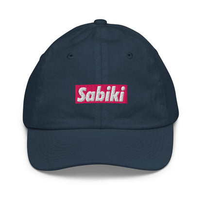 ピンク SABIKI BOX キッズ ベースボールキャップ｜正面の商品画像（8枚目）
