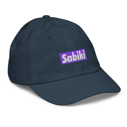 パープル SABIKI BOX キッズ ベースボールキャップ｜右前の商品画像（11枚目）