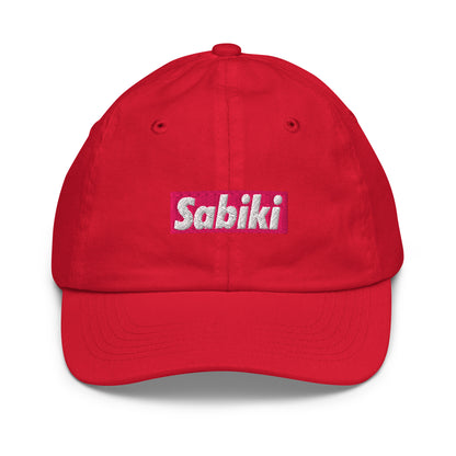 ピンク SABIKI BOX キッズ ベースボールキャップ｜正面の商品画像（14枚目）
