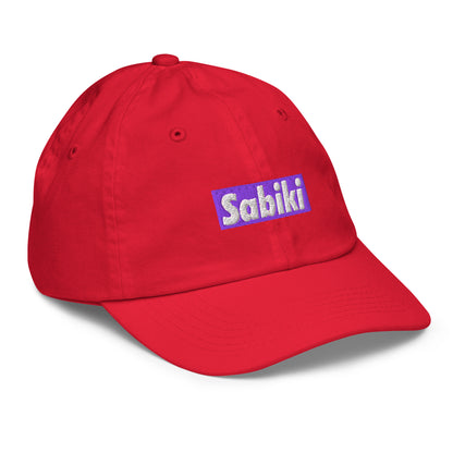 パープル SABIKI BOX キッズ ベースボールキャップ｜右前の商品画像（17枚目）