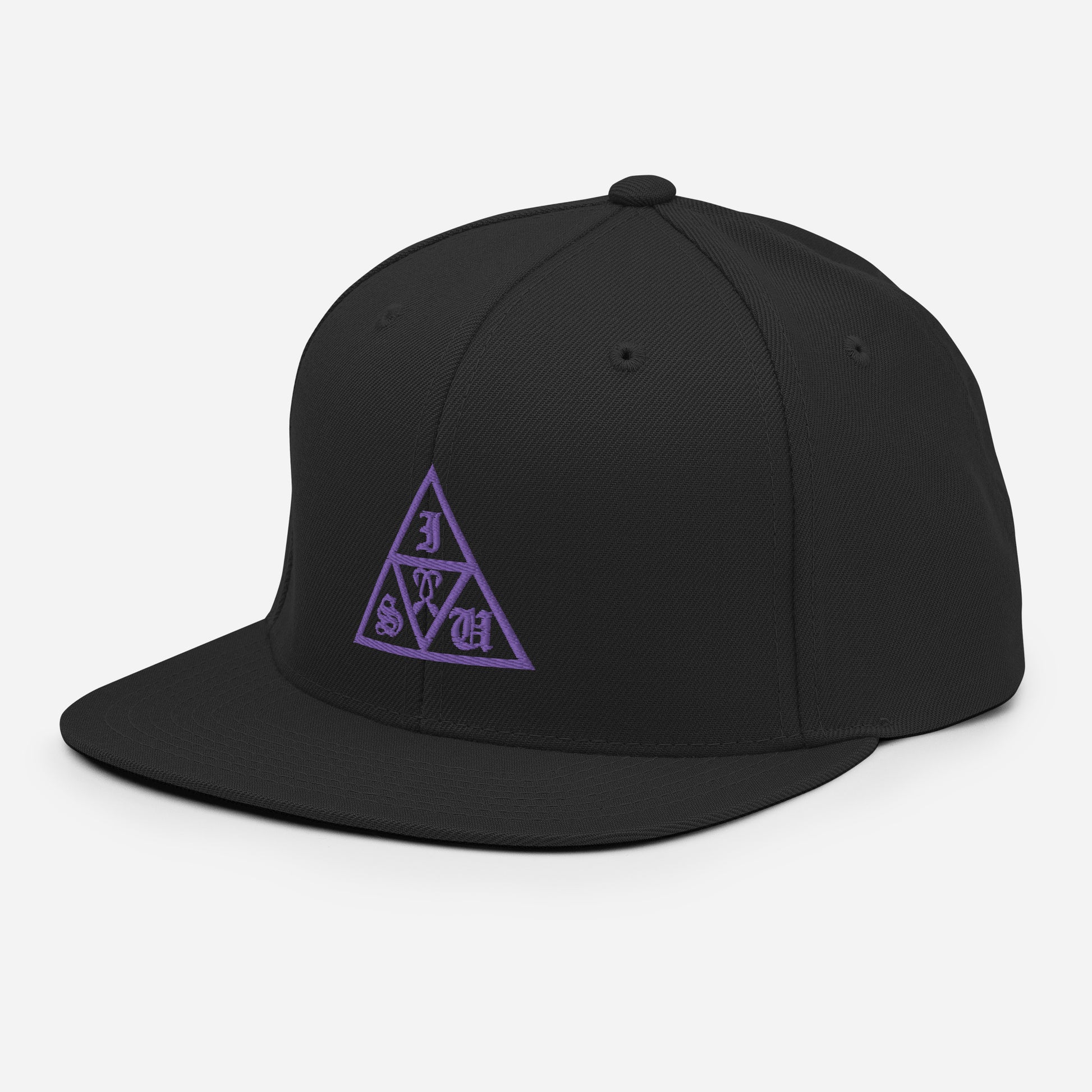 Purple Delta Sabiki Snapback Hat.