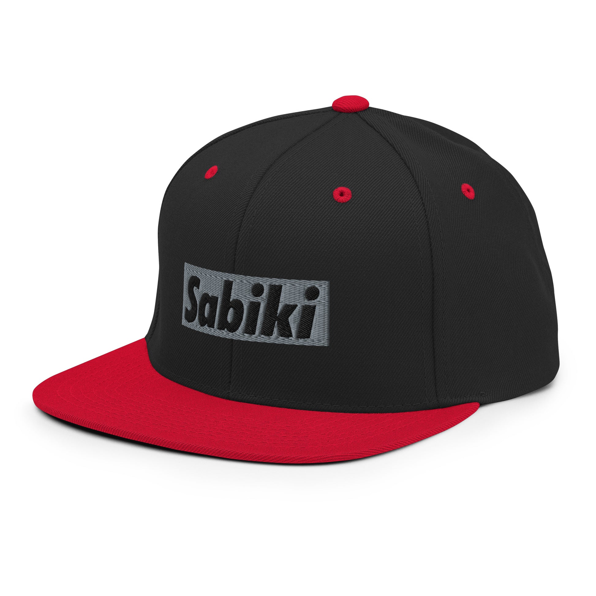 Silver Sabiki Box Snapback Hat.