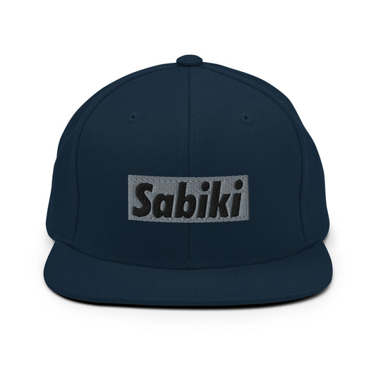 Silver Sabiki Box Snapback Hat.